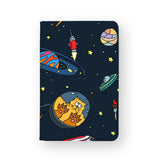 front view of personalized RFID blocking passport travel wallet with 05 design