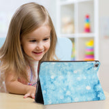 Enjoy the videos or books on a movie stand mode with the personalized iPad folio case with Winter design