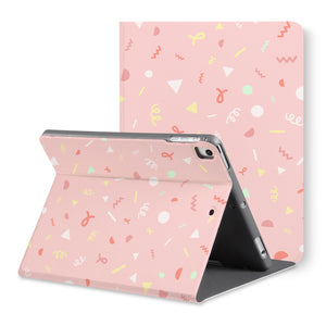 The back view of personalized iPad folio case with Baby design - swap