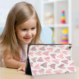 Enjoy the videos or books on a movie stand mode with the personalized iPad folio case with Love design