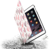 Drop protection from the personalized iPad folio case with Love design 