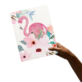 Designed to be the lightest weight of  personalized iPad folio case with Flamingo design
