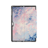 the back side of Personalized Microsoft Surface Pro and Go Case with Oil Painting Abstract design
